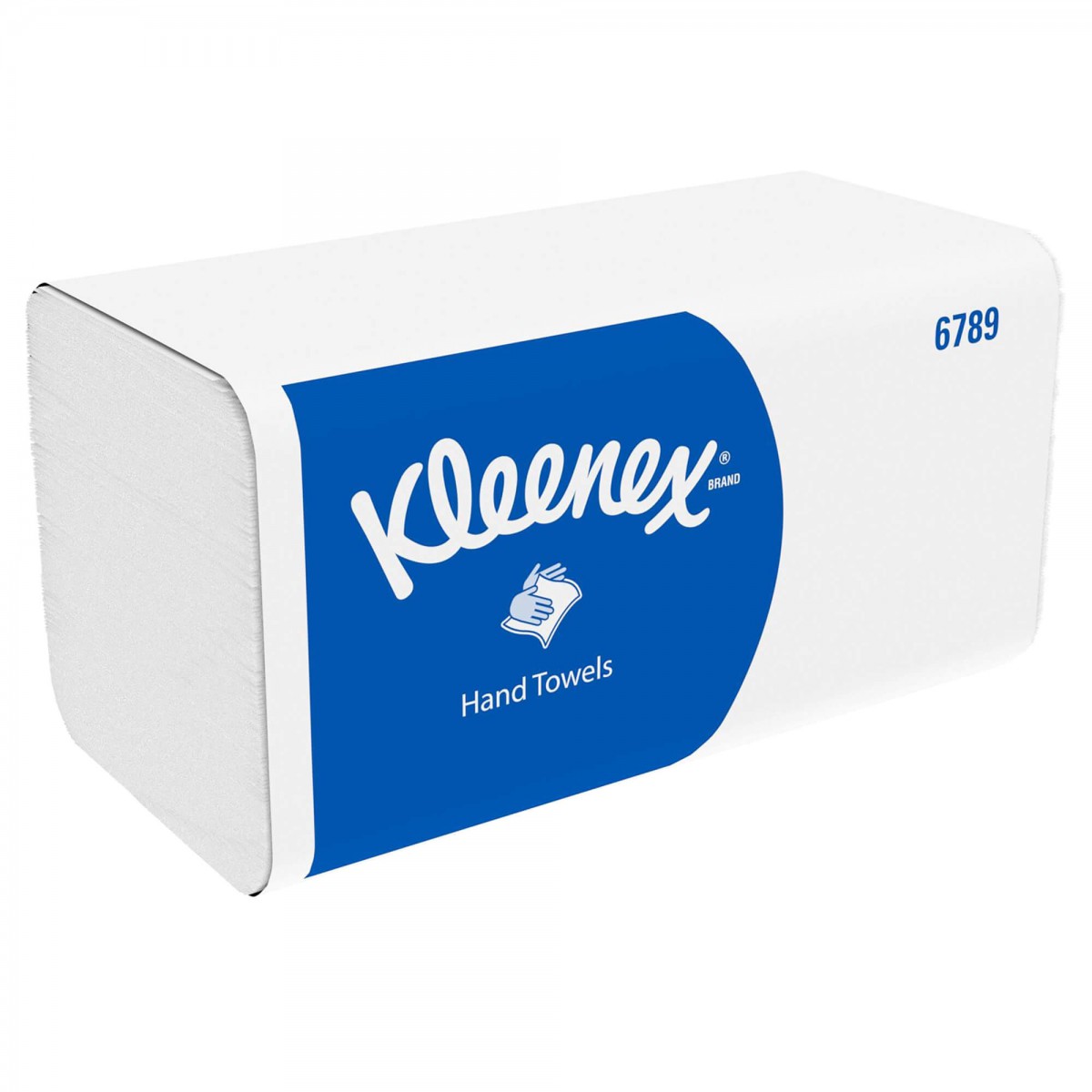 6789 Бумажные полотенца для диспенсера Kleenex Ultra белые Z сложение 2 слоя 186 листов (15)