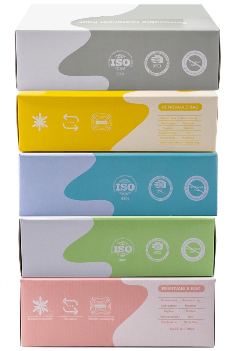 KG744887/5 НАБОР Салфетки из микрофибры SAKURA&MATCHA&SUNFLOWER&SKYBLU&GRAPHIT, 20 шт х 5 уп, KIMRIK