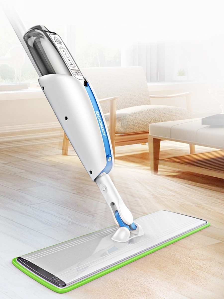 KGJY8705 Швабра-полотер с распылителем Spray Mop Premium, алюминиевая платформа 50 см, P4-P, Boom